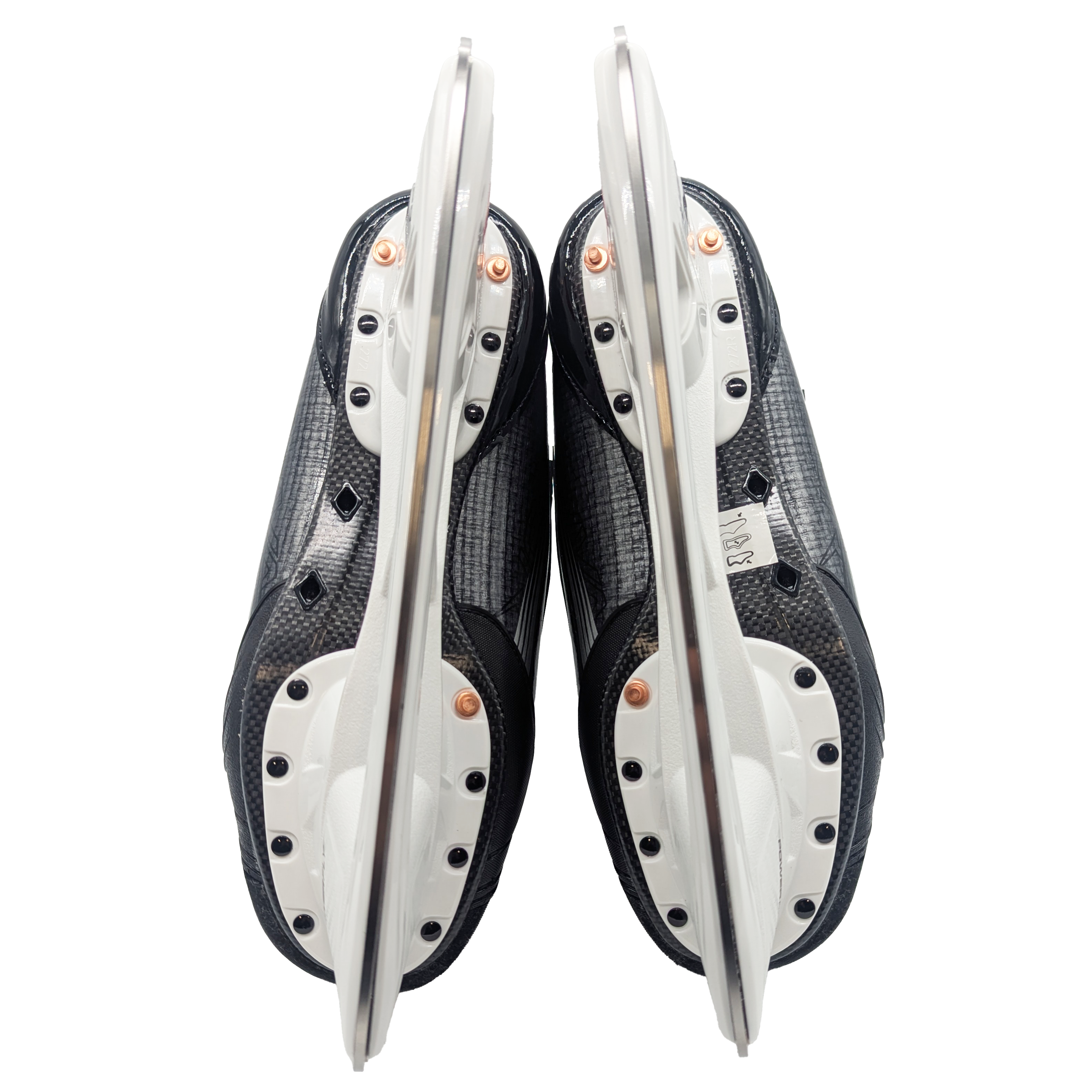 Bauer Vapor Hyperlite 2 – Patins de hockey NCAA Pro Stock – Taille R8E L7.75E